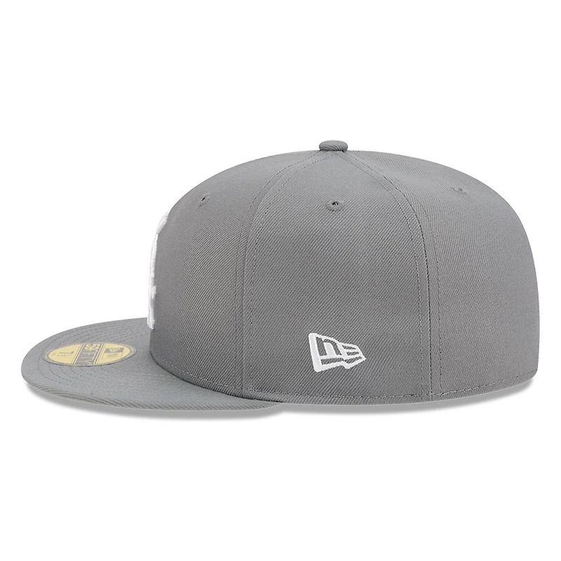 Chicago White Sox Medium Grey Basic New Era 59FIFTY Fitted Hat