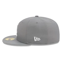 Chicago White Sox Medium Grey Basic New Era 59FIFTY Fitted Hat