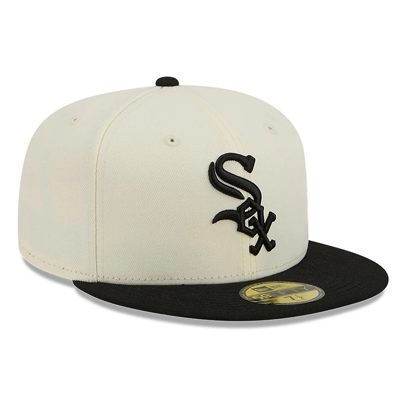 Chicago White Sox Chrome Two Tone Basic New Era 59FIFTY Fitted Hat