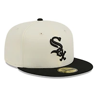 Chicago White Sox Chrome Two Tone Basic New Era 59FIFTY Fitted Hat