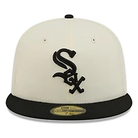 Chicago White Sox Chrome Two Tone Basic New Era 59FIFTY Fitted Hat