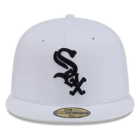 Chicago White Sox and Black Basic New Era 59FIFTY Fitted Hat