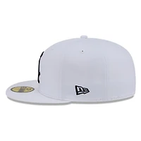 Chicago White Sox and Black Basic New Era 59FIFTY Fitted Hat