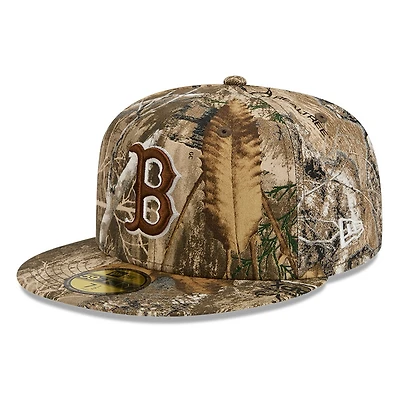 Boston Red Sox Realtree APX Camo Basic New Era 59FIFTY Fitted Hat