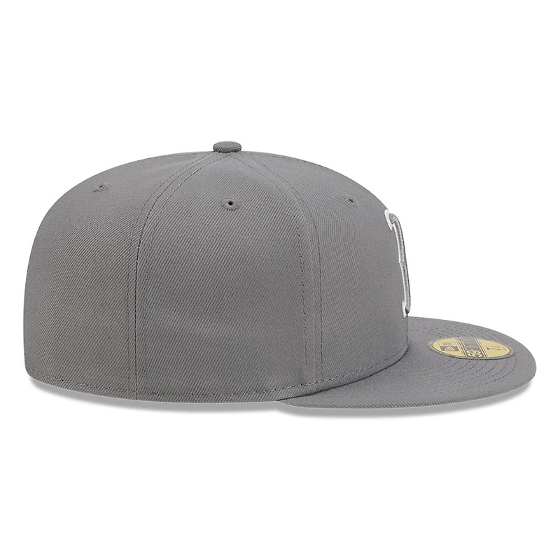 Boston Red Sox Medium Grey Basic New Era 59FIFTY Fitted Hat