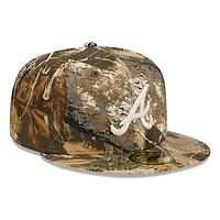 Atlanta Braves Realtree APX Camo Basic New Era 59FIFTY Fitted Hat