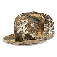 Atlanta Braves Realtree APX Camo Basic New Era 59FIFTY Fitted Hat
