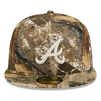 Atlanta Braves Realtree APX Camo Basic New Era 59FIFTY Fitted Hat