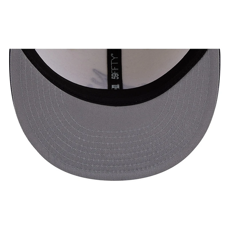 Atlanta Braves Chrome White Two Tone Basic New Era 59FIFTY Fitted Hat