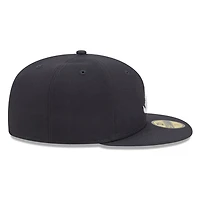 Atlanta Braves Dark Grey Anthracite Basic New Era 59FIFTY Fitted Hat