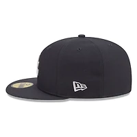 Atlanta Braves Dark Grey Anthracite Basic New Era 59FIFTY Fitted Hat