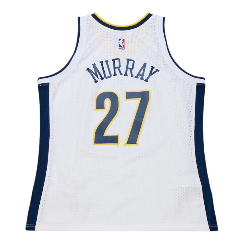 Denver Nuggets Jamal Murray White Mitchell & Ness 2017-18 Hardwood Classics Swingman Jersey
