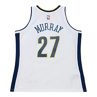 Denver Nuggets Jamal Murray White Mitchell & Ness 2017-18 Hardwood Classics Swingman Jersey