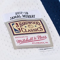 Denver Nuggets Jamal Murray White Mitchell & Ness 2017-18 Hardwood Classics Swingman Jersey