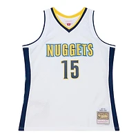 Denver Nuggets Nikola Jokic White Mitchell & Ness 2017-18 Hardwood Classics Swingman Jersey