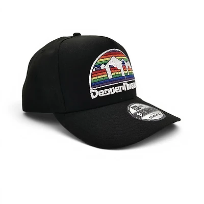 Denver Nuggets Black HWC Leon in the Lab New Era 9FIFTY A-Frame Hat