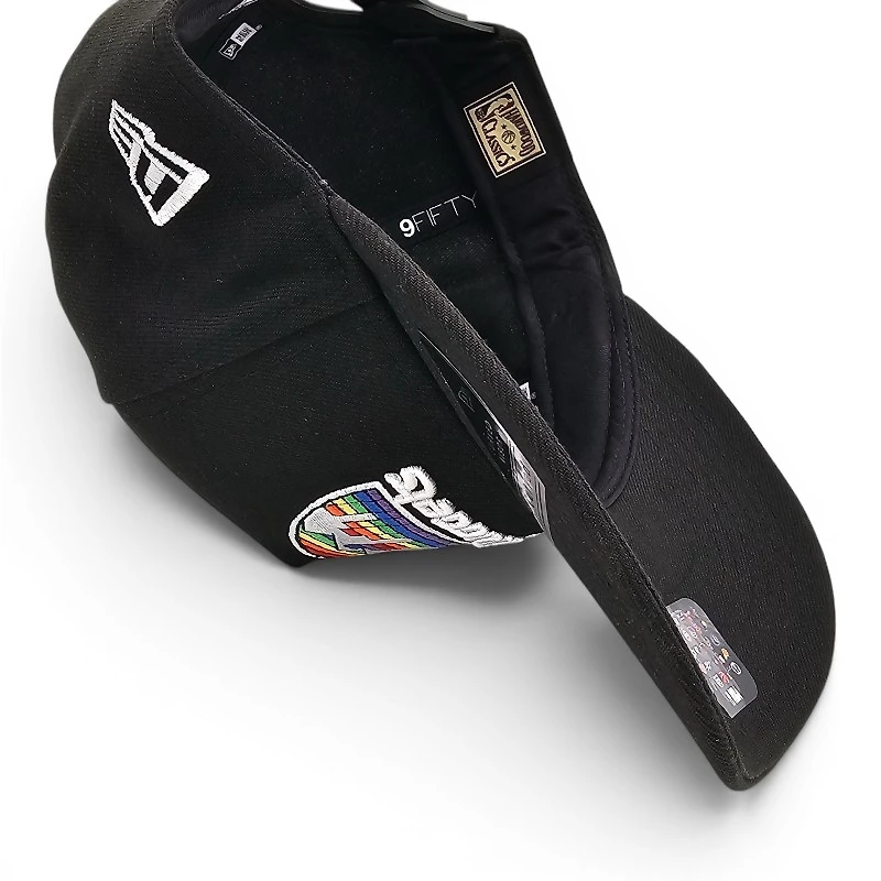 Denver Nuggets Black HWC Leon in the Lab New Era 9FIFTY A-Frame Hat