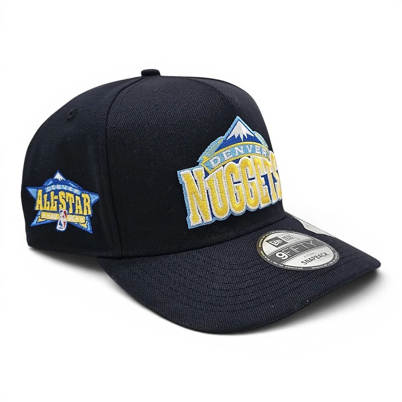 Denver Nuggets Navy Leon in the Lab 2004 ASG New Era 9FIFTY A-Frame Hat