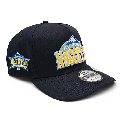 Denver Nuggets Navy Leon in the Lab 2004 ASG New Era 9FIFTY A-Frame Hat