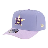 Houston Astros Lavender Two Tone 2022 World Series Champions Patch New Era 9FIFTY A-Frame Snapback Hat