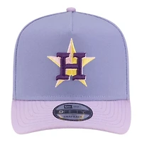 Houston Astros Lavender Two Tone 2022 World Series Champions Patch New Era 9FIFTY A-Frame Snapback Hat
