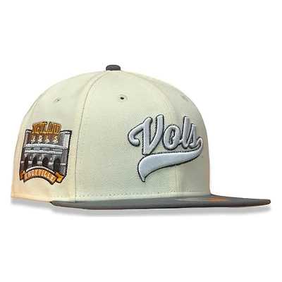 Tennessee Volunteers Chrome and Gray Neyland Stadium Patch New Era 59FIFTY Fitted Hat