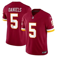 Washington Commanders Jayden Daniels Burgundy Nike Vapor F.U.S.E Stitched Limited Jersey