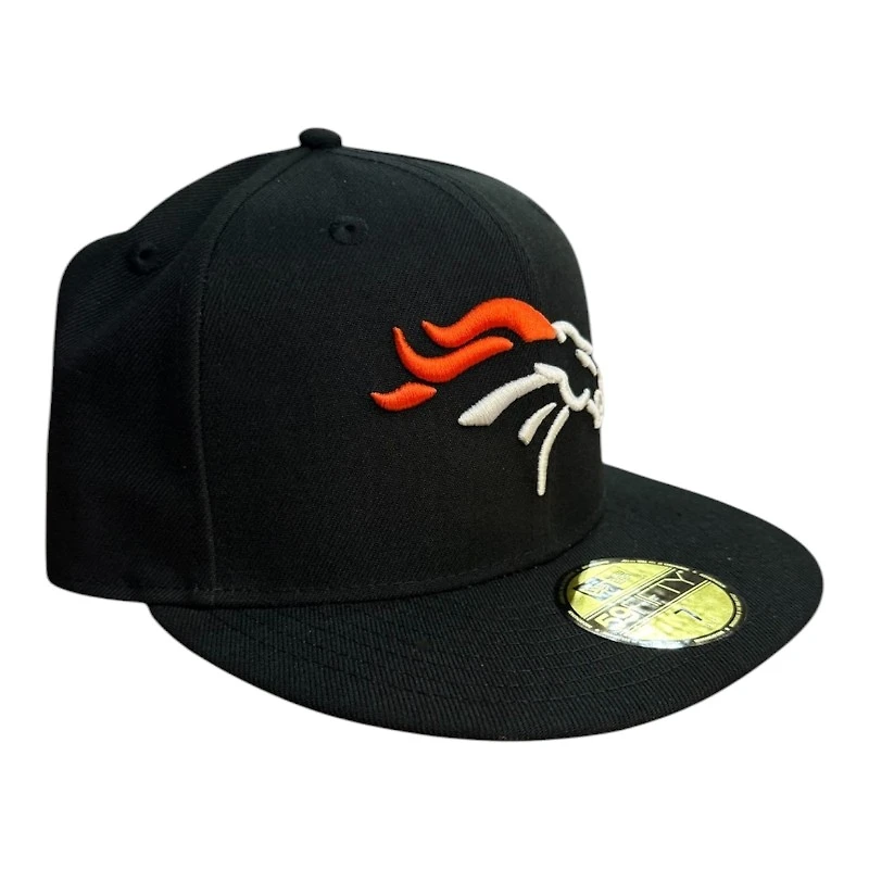 Denver Broncos Black Trace Gray UV New Era 59FIFTY Fitted Hat