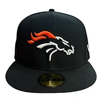 Denver Broncos Black Trace Gray UV New Era 59FIFTY Fitted Hat