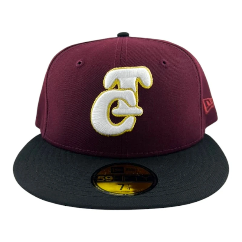 Tomateros de Culiacán Maroon and Black New Era 59FIFTY Fitted Hat