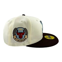 Toros de Tijuana Chrome and Brown 10th Anniversary Patch Blue UV New Era 59FIFTY Fitted Hat
