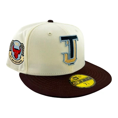 Toros de Tijuana Chrome and Brown 10th Anniversary Patch Blue UV New Era 59FIFTY Fitted Hat