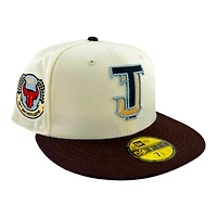 Toros de Tijuana Chrome and Brown 10th Anniversary Patch Blue UV New Era 59FIFTY Fitted Hat