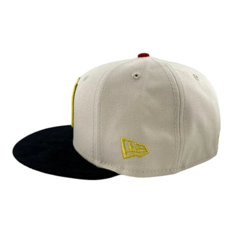 Águilas de Mexicali Stone and Black New Era 59FIFTY Fitted Hat