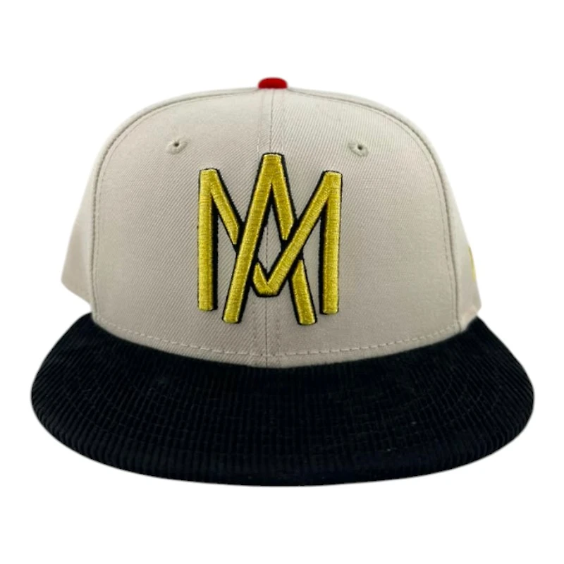 Águilas de Mexicali Stone and Black New Era 59FIFTY Fitted Hat