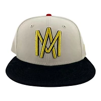 Águilas de Mexicali Stone and Black New Era 59FIFTY Fitted Hat