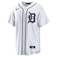 Detroit Tigers Justin Verlander White Home Nike Replica Jersey