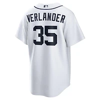 Detroit Tigers Justin Verlander White Home Nike Replica Jersey