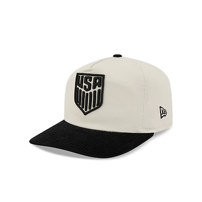 USMNT White and Corduroy New Era 19TWENTY Adjustable Hat