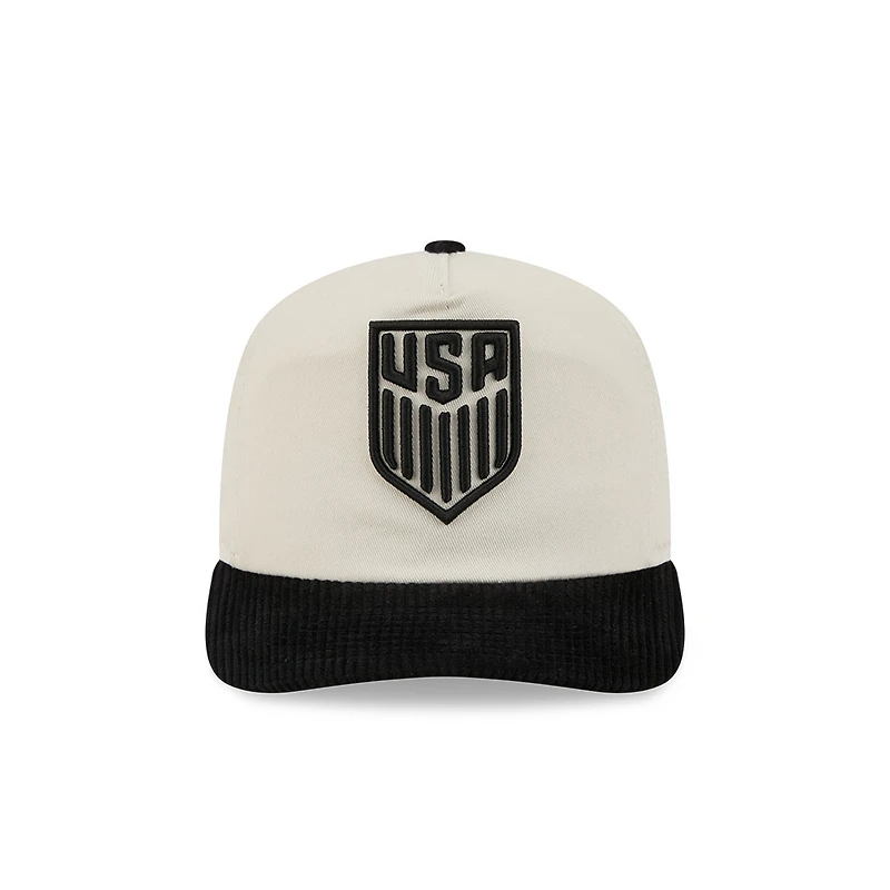 USMNT White and Corduroy New Era 19TWENTY Adjustable Hat