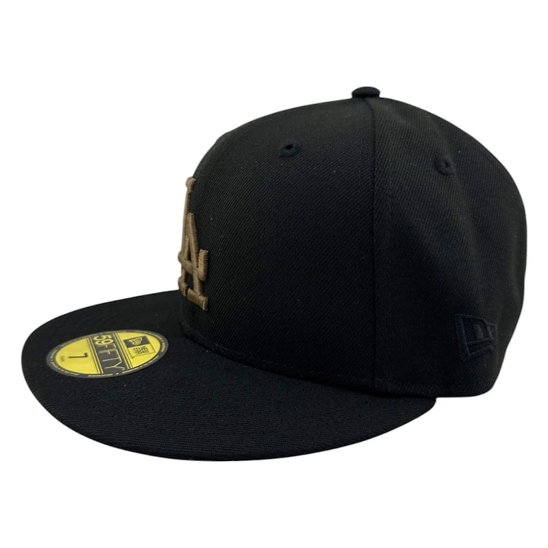 Los Angeles Dodgers Black Walnut 40th Anniversary Patch New Era 59FIFTY Fitted Hat
