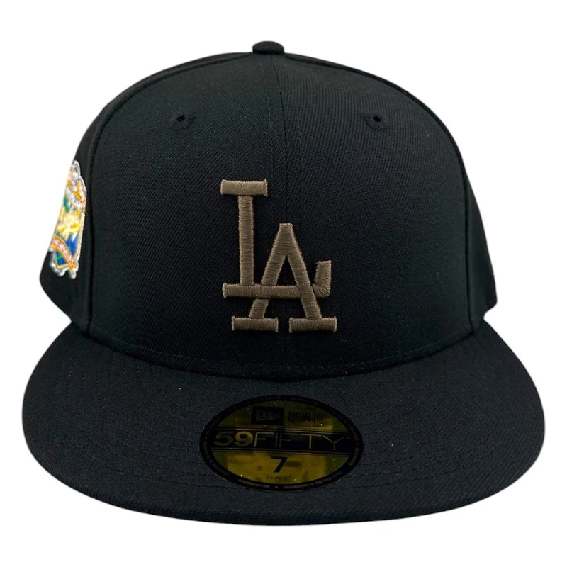 Los Angeles Dodgers Black Walnut 40th Anniversary Patch New Era 59FIFTY Fitted Hat