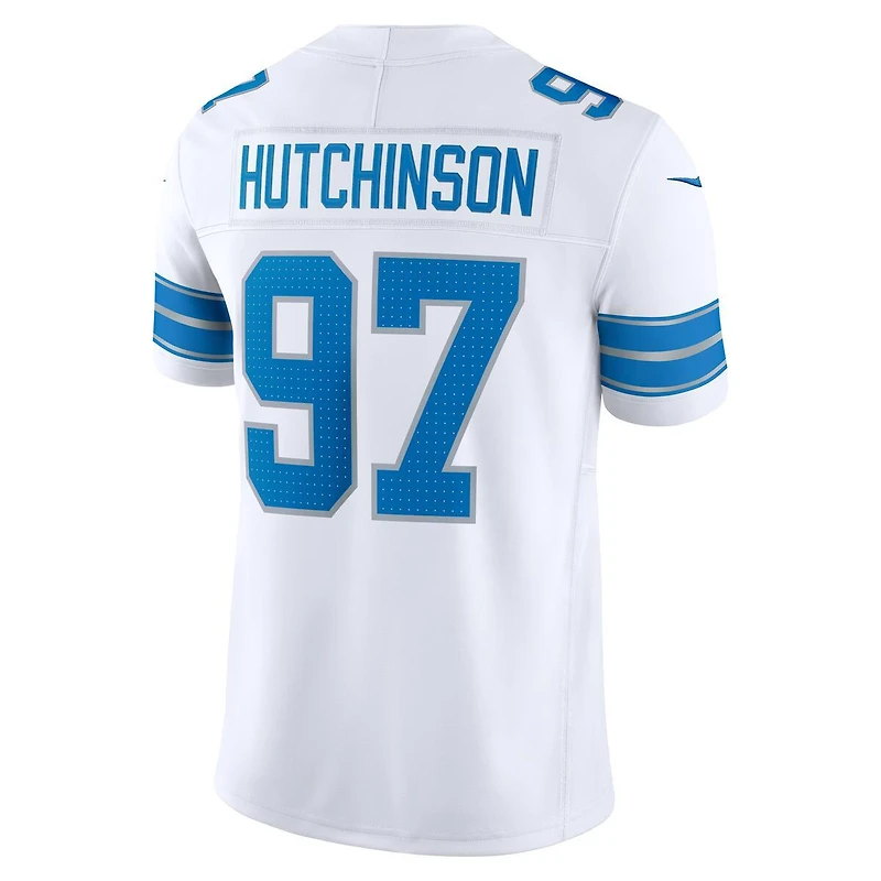 Detroit Lions Aidan Hutchinson White Nike Team Game Jersey
