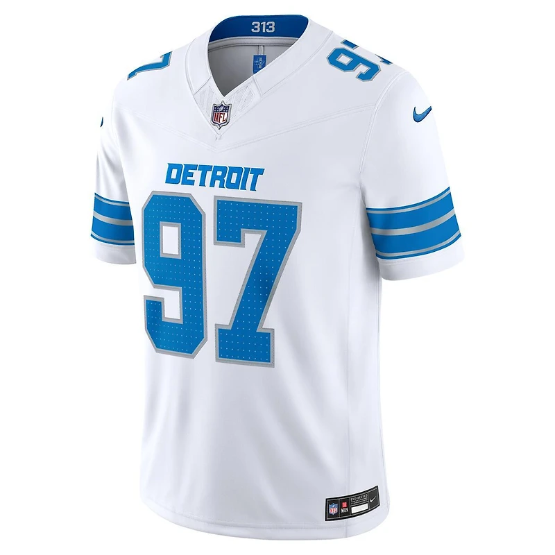 Detroit Lions Aidan Hutchinson White Nike Team Game Jersey