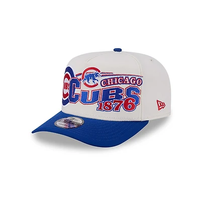 Chicago Cubs Team Color New Era 9FIFTY A-Frame Snapback Hat