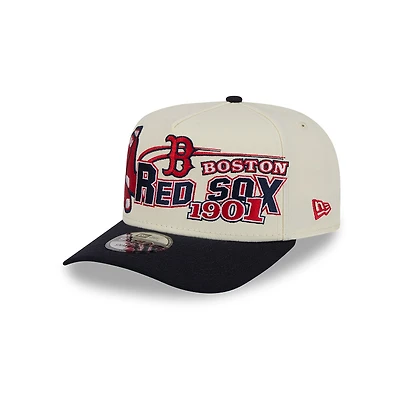 Boston Red Sox Team Color New Era 9FIFTY A-Frame Snapback Hat