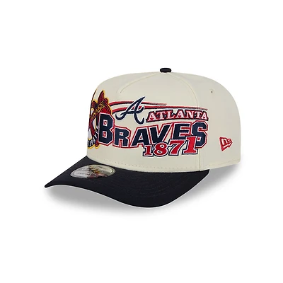 Atlanta Braves Team Color New Era 9FIFTY A-Frame Snapback Hat