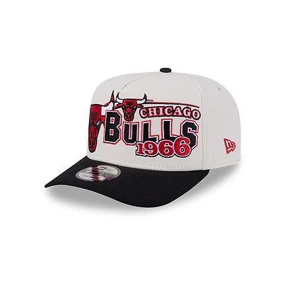 Chicago Bulls Team Color New Era 9FIFTY A-Frame Snapback Hat