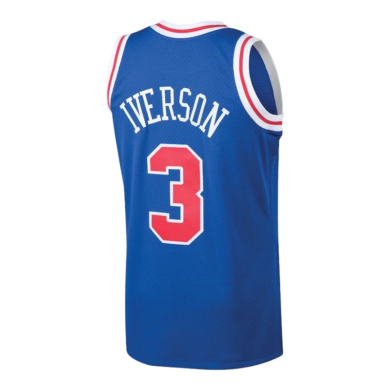 Philadelphia 76ers Allen Iverson Royal Blue Mitchell & Ness 1996-97 Hardwood Classics Swingman Player Jersey