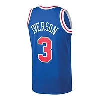 Philadelphia 76ers Allen Iverson Royal Blue Mitchell & Ness 1996-97 Hardwood Classics Swingman Player Jersey
